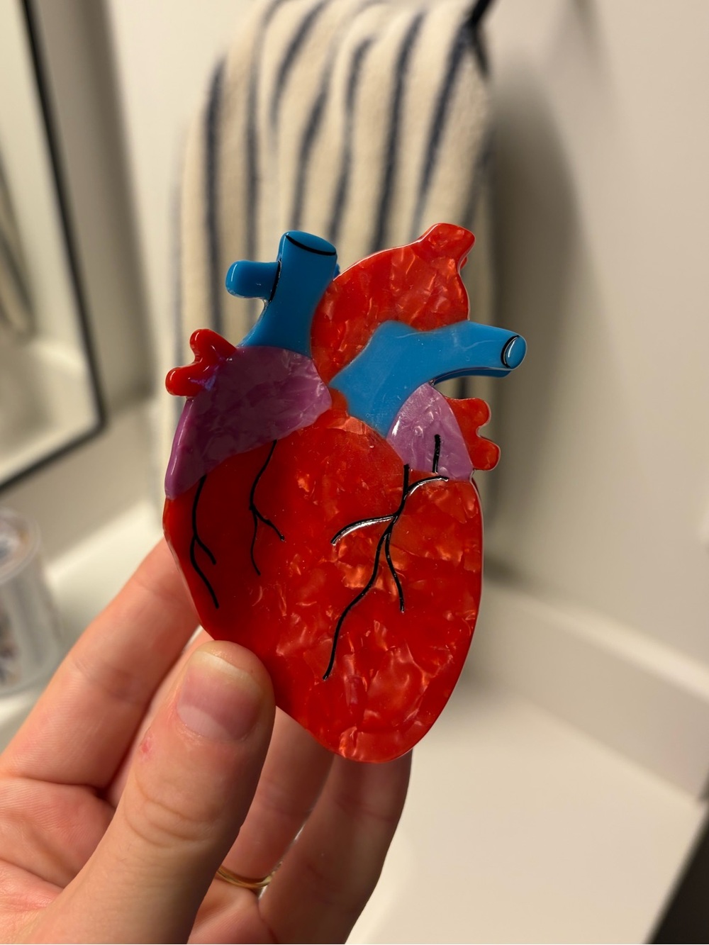 Heart Claw Clip